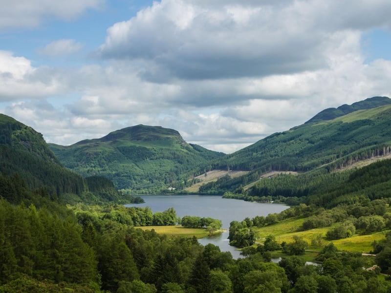 Ben Ledi, near the village of Kilmahog in Stirling, is one of the easiest Corbetts to climb, with a clear path all the way to the summit. It's part of the Trossachs, regarded as having some of the best scenery in the Highlands.