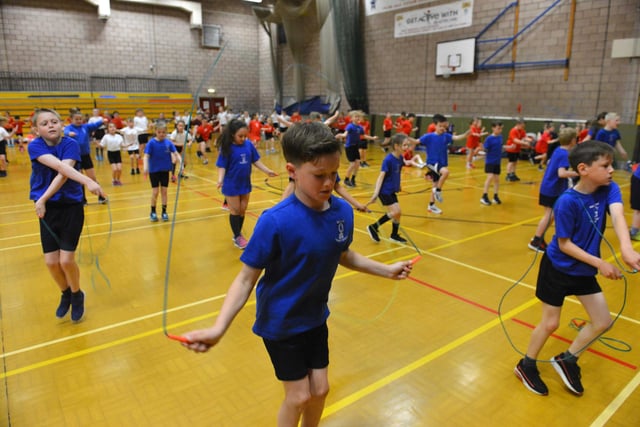 The Hartlepool Skipping School finals at Mill House Leisure Centre 6 years ago. Did you take part?