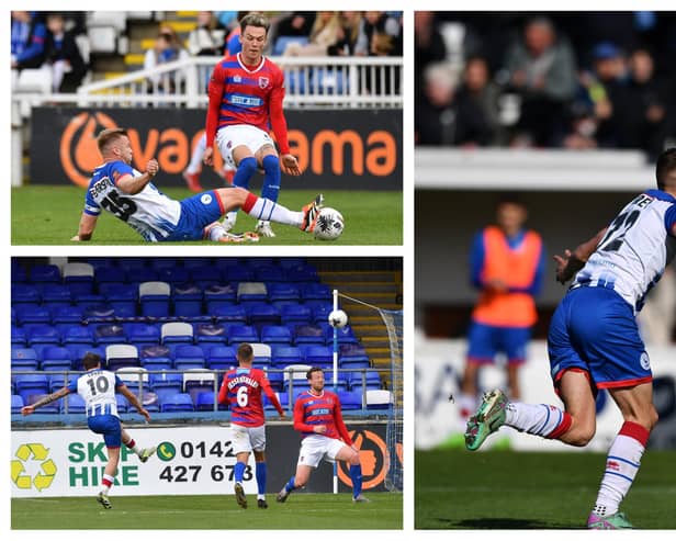 Player ratings as Pools sign off from the Suit Direct Stadium for another season after draw with Dagenham.