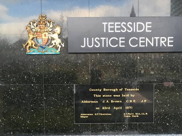 The case was dealt with at Teesside Magistrates Court.