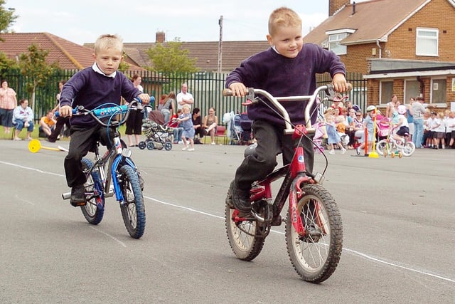 We are geared up for your memories of this 2007 charity bike ride at the school.