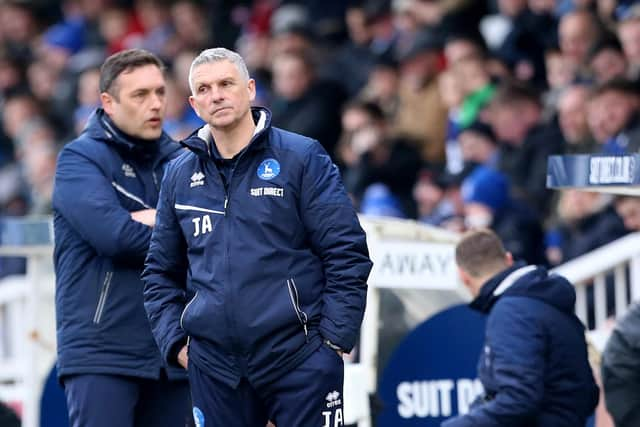 Hartlepool United lost for the first time in the National League at the Suit Direct Stadium against Woking. (Photo: Mark Fletcher | MI News)