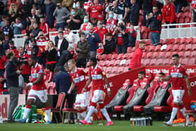 1000 fans attended Middlesbrough's Championship match against Bournemouth earlier this month.