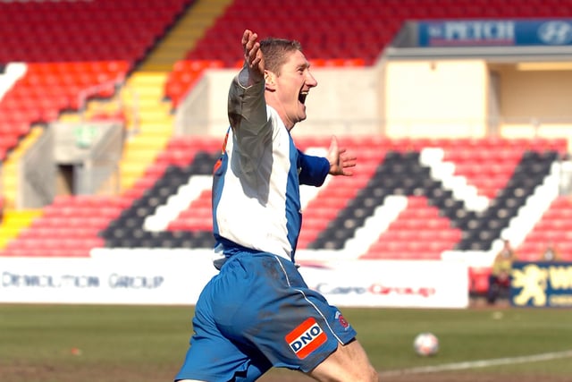 Eifion Williams netted two of Hartlepool's three goals.