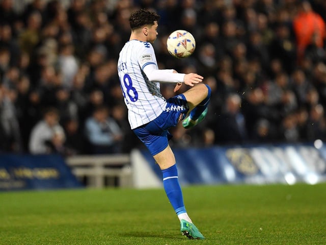 Impressed with his purposeful passing and delivery from set-pieces.