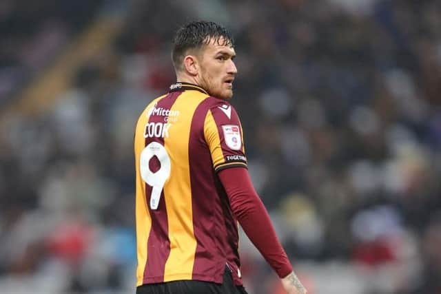 Bradford City's Andy Cook is League Two's top scorer. (Photo by Pete Norton/Getty Images)