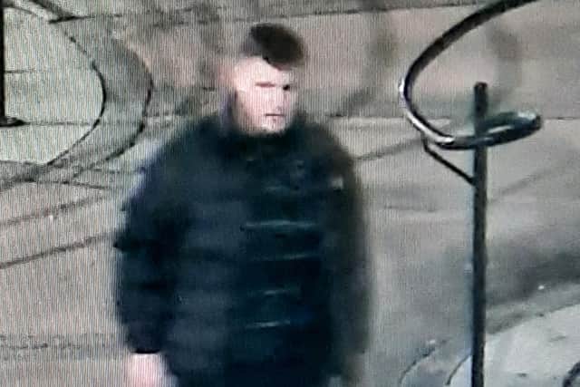 Cleveland Police have issued a photo of a man they want to trace in connection with an assault in Hartlepool town centre.
