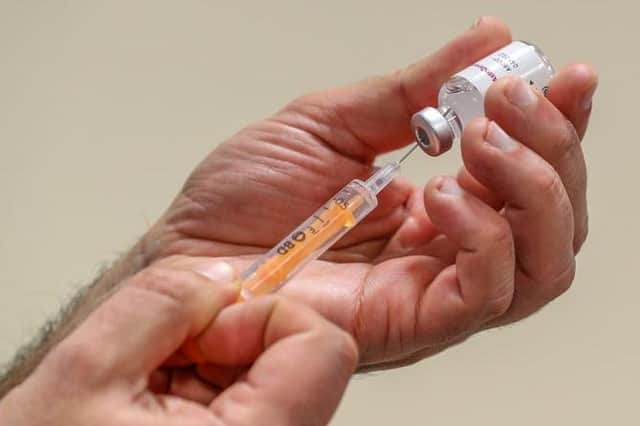 A coronavirus vaccination being prepared