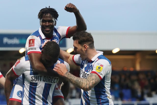 Started really brightly and was popping up everywhere. Wasn't afraid to put his foot in and got close to Umerah in the No.10 role to help keep Pools up the pitch. Booked with a rash challenge on Falkingham but had the better of him. Good display. Subbed. (Credit: Mark Fletcher | MI News)