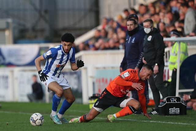 Hartlepool United suffered a blow with the news Tyler Burey would be returning to parent club Millwall this month (Credit: Mark Fletcher | MI News)