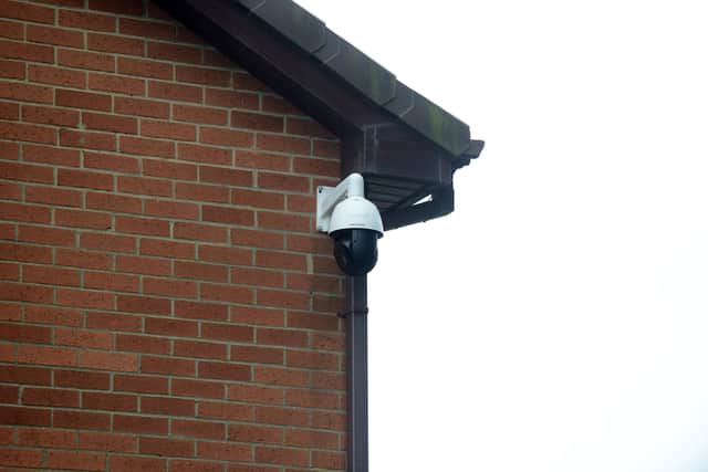One of the CCTV cameras paid for by members of the West Park and District neighbourhood watch group.