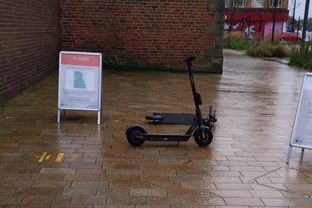 The four scooters were stolen from Church Square.