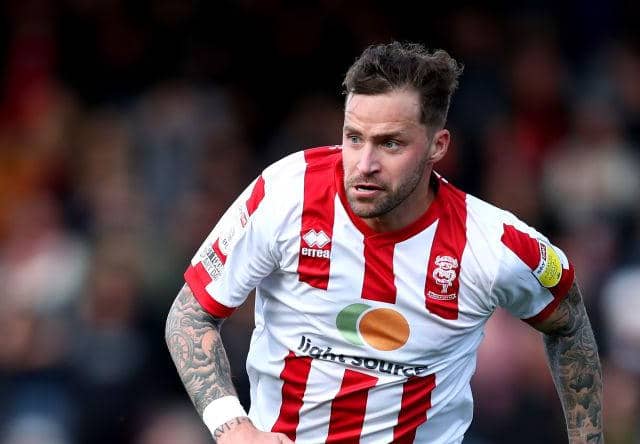Chris Maguire was not involved for Hartlepool United in their draw with Crewe Alexandra. (Photo by George Wood/Getty Images)