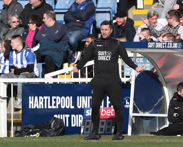 Graeme Lee admits it was a game to forget for Hartlepool United against Leyton Orient. (Credit: Mark Fletcher | MI News)