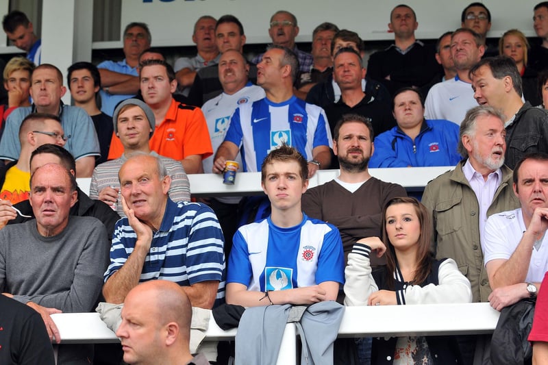 Poolies concentrate at home to Walsall in 2011.