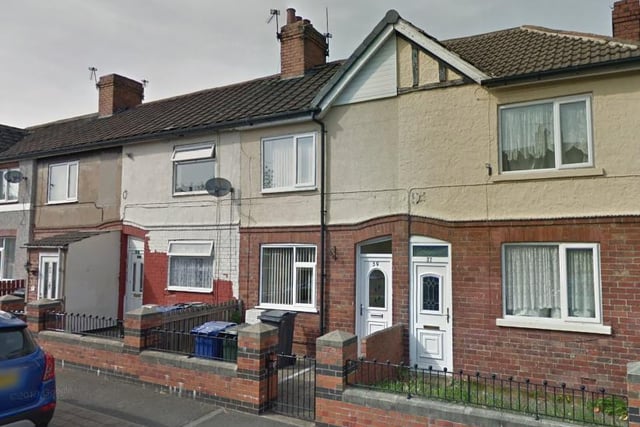 This two bedroom terrace sold for £37,000 in May.