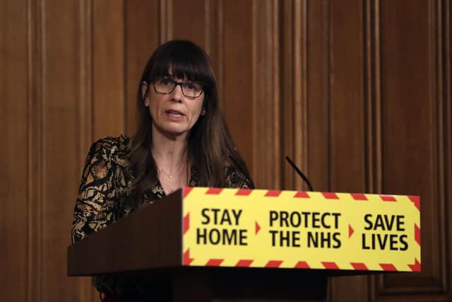 Public Health England's Dr Susan Hopkins. Picture: Matt Dunham - WPA Pool/Getty Images.
