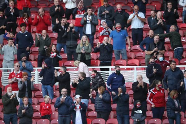 As part of a test event 1,000 Boro fans attended a home game against Bournemouth in September. That was the only time games attended a game at the Riverside during the 2020/21 season.