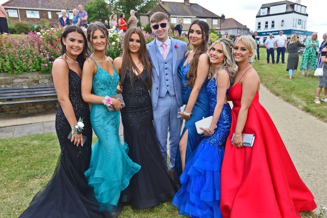 Pupils get ready to make memories at St Hild's prom.