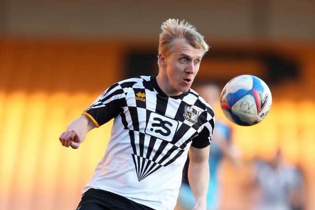 Mark Cullen playing for Port Vale.