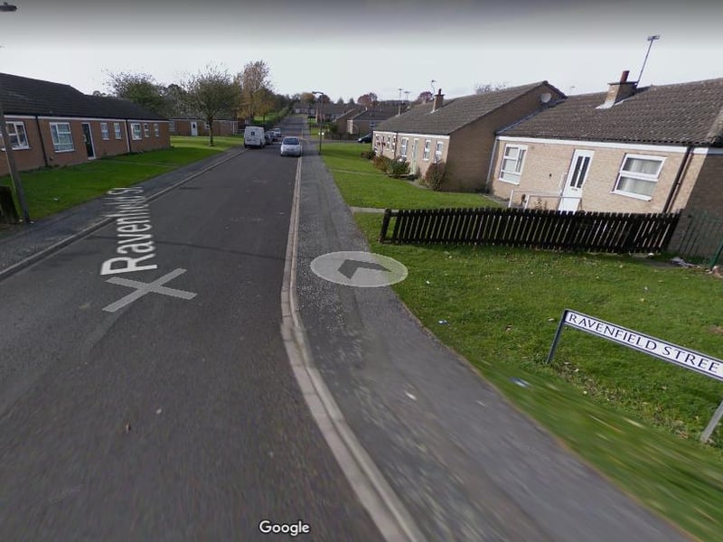 On or near Ravenfield Street, Denaby: One incident reported