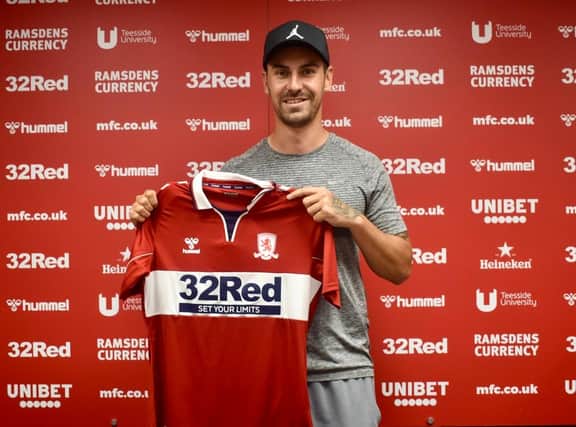 New Middlesbrough signing Grant Hall.