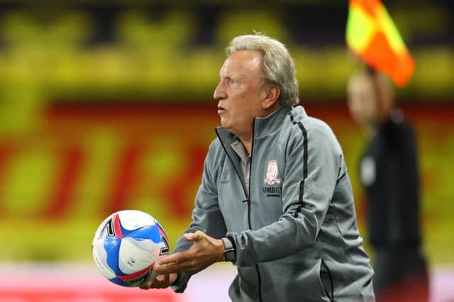 Neil Warnock, Manager of Middlesbrough. (Photo by Richard Heathcote/Getty Images)