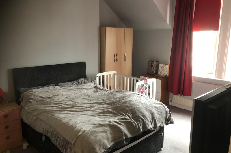 There are two double bedrooms upstairs, as well as a single bedroom - perfect for a young family. 

Photo: Zoopla