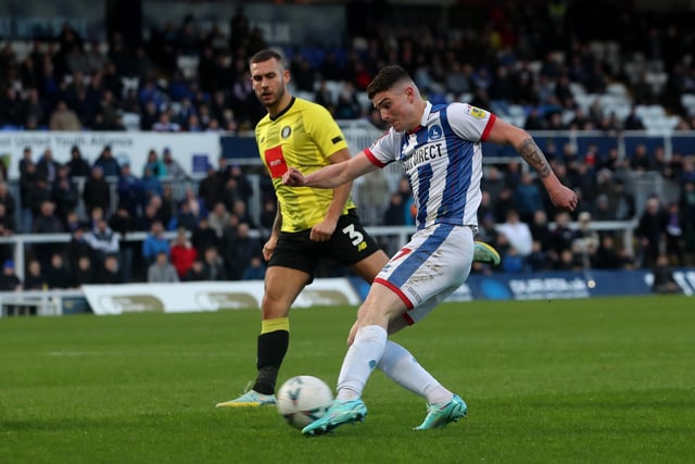 Hastie emerged as a surprise return to the starting line-up recently but will be there on merit if selected against Stockport after a strong display in the FA Cup. (Credit: Mark Fletcher | MI News)