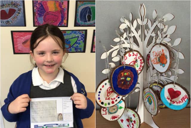 Year 2 and 3 schoolchildren at Our Lady of the Rosary Catholic Primary School in Peterlee have been spreading kindness in the community during England's latest lockdown.