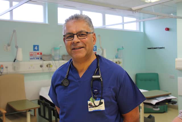Medical director Deepak Dwarakanath who is a narrator on the video and has urged people to keep staying safe and keep supporting the NHS.