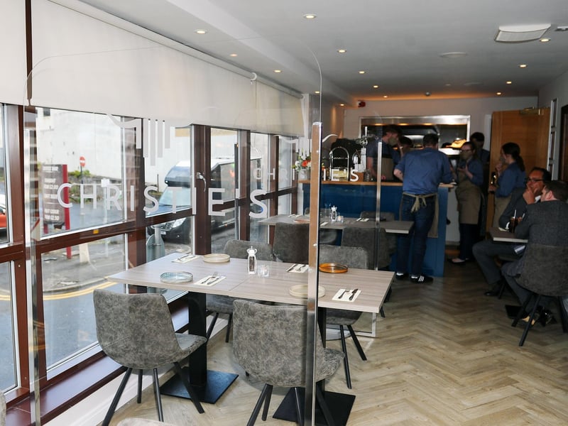 The dining area in Christie's, Manor Street, Falkirk. Picture: Michael Gillen.