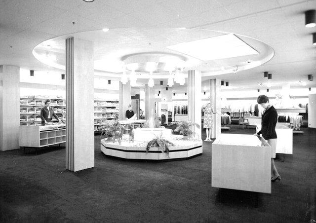 A view of the interior of Rowans Store in Buchanan Street.