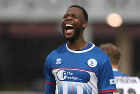Mani Dieseruvwe has enjoyed the most prolific season of his career after signing for Pools over the summer, scoring 21 goals.