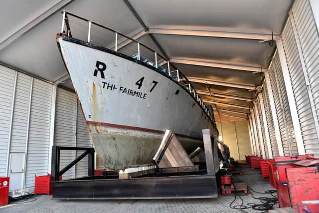 RML 479 is being restored in a specially-built unit at the naval museum in Hartlepool. Picture by FRANK REID
