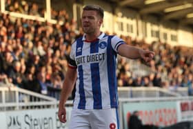 Nicky Featherstone made his first home start for Hartlepool United since April in the win over Eastleigh following his return to the club. (Photo: Mark Fletcher | MI News)