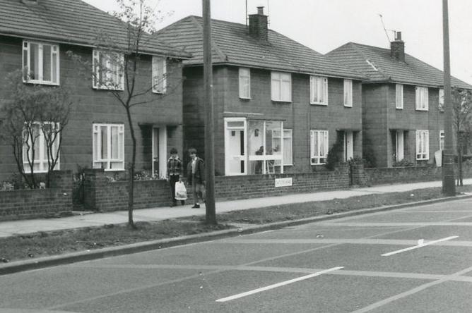 Catcote Road was extended to meet Elwick Road around 1960. Photo: Hartlepool Museum Service