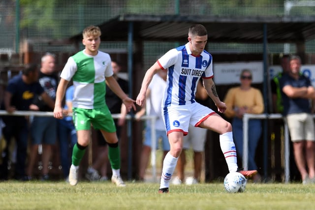 Hastie is progressing nicely in pre-season and looks set to be a key player for Pools this season. Picture by FRANK REID