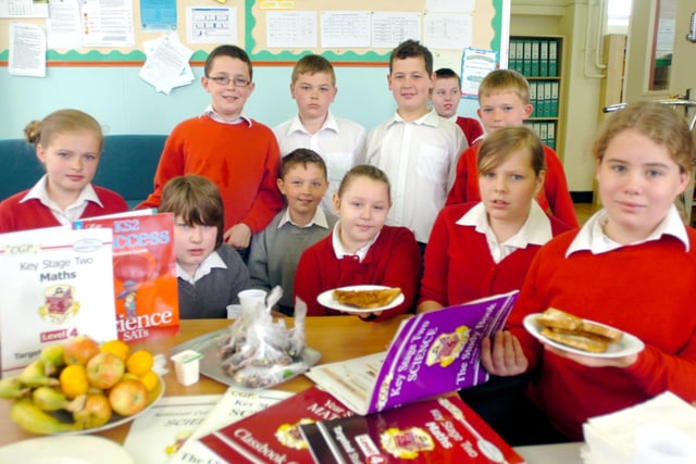 Breakfast time at Rossmere Primary School in 2009. Can you spot someone you know?