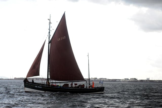 The Swan during the Parade of Sail which brought an end to Hartlepool's tall ships experience 12 years ago.