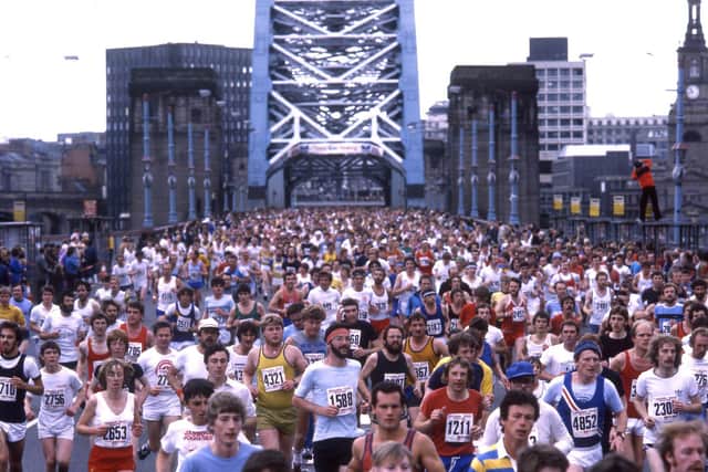 The first Great North Run which was held just weeks before Hartlepool's race over the same distance.