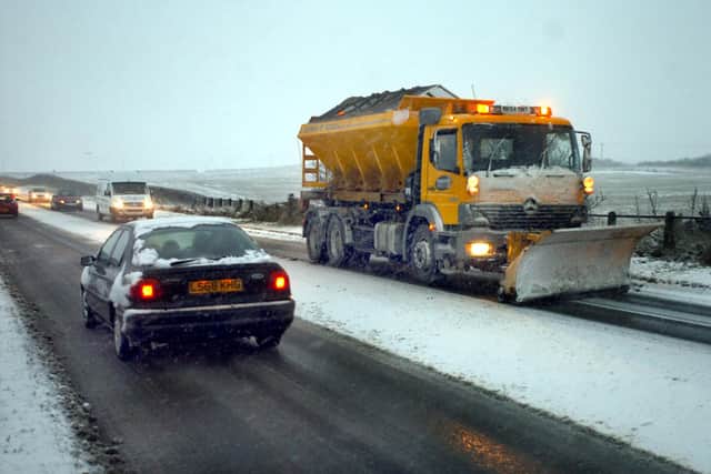 A snowy day on the Hart bypass. It was in the Hartlepool Mail headlines in 1980.
