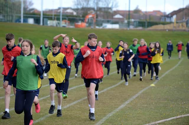 Seventy-five students took part in the charity fundraiser.