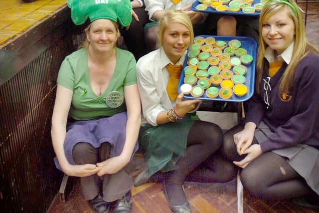 A 2008 reminder of a St Patrick's Day event at St Michael's RC Secondary School in Billingham. Can you spot someone you know?