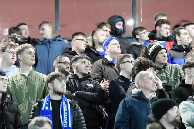 Hartlepool United supporters made the trip to the Shay in midweek for the National League fixture with FC Halifax Town.