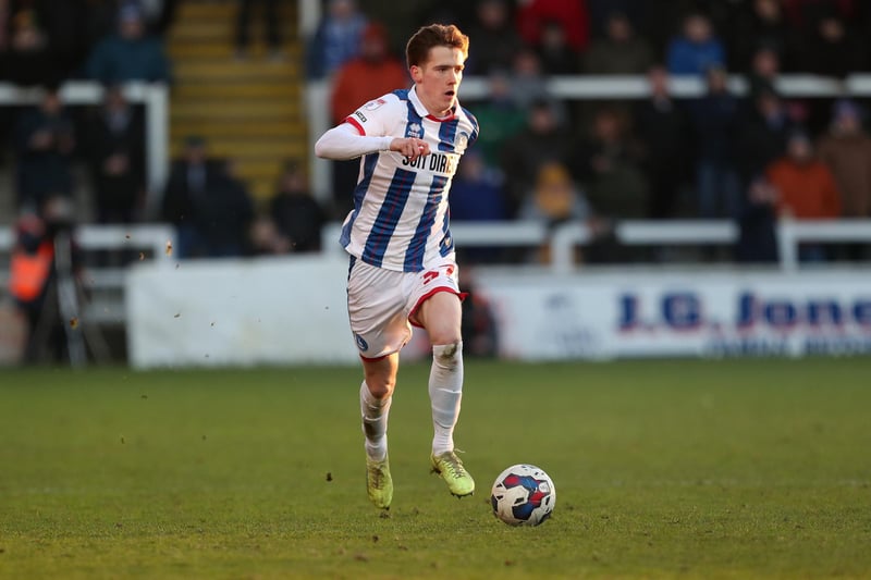 Excellent home debut. Got forward quite well as a third centre-back in the first half and linked well with Sterry. Moved into right-back after Sterry’s substitution. A threat. Really well struck effort which led to Hartlepool’s second goal. (Credit: Mark Fletcher | MI News)