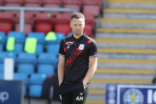 Crewe Alexandra manager Alex Morris previews League Two meeting with Hartlepool United. (Photo by Pete Norton/Getty Images)