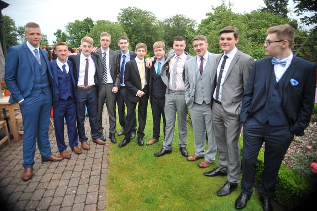 Pupils enjoy their prom at Guisborough Hall Hotel in July 2015.