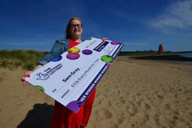 North East woman Sam Gray scooped the £10,000 a month for a year prize last year