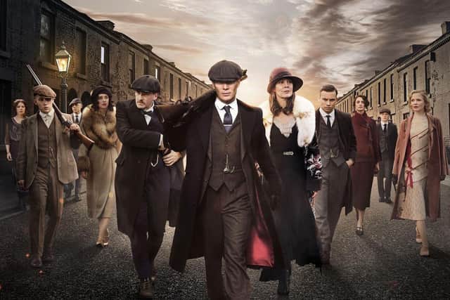 The Peaky Blinders gang made famous by the BBC TV drama.